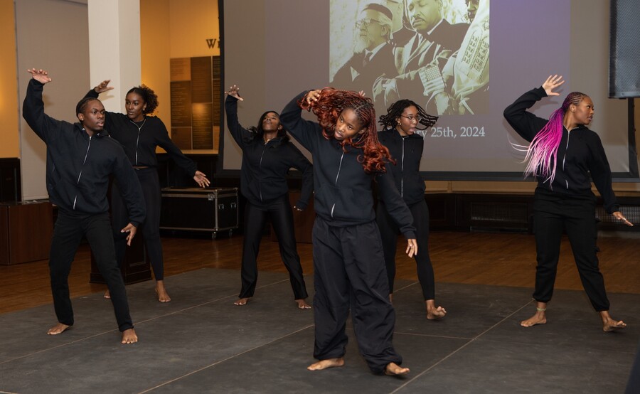 West African Vibe dance group performs.