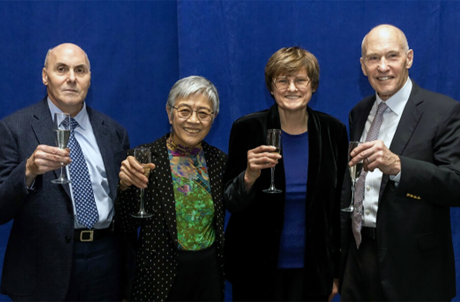 Drew Weissman, Virginia M-Y Lee, Katalin Karikó, and Carl June.