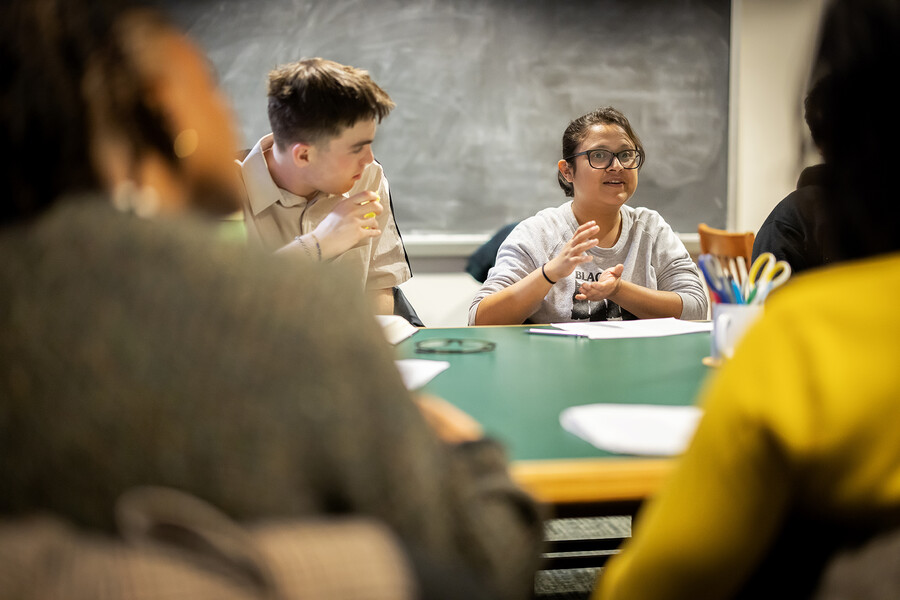 Purba Chatterjee, a Lotus member and postdoctoral researcher in the Department of Physics and Astronomy, discusses Baldwin’s work at Kelly Writers House.
