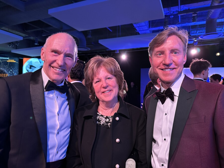 julie platt, interim president jameson and carl june at breakthrough prize awards