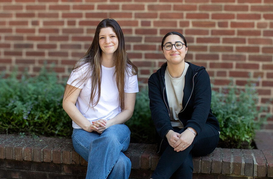 Alexandra DiMauro (left) and Mariam Tskitishvili