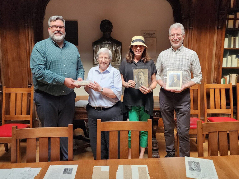 John Bence, Dianne Goodspeed Halliday and Sharon Goodspeed, and Jim Duffin