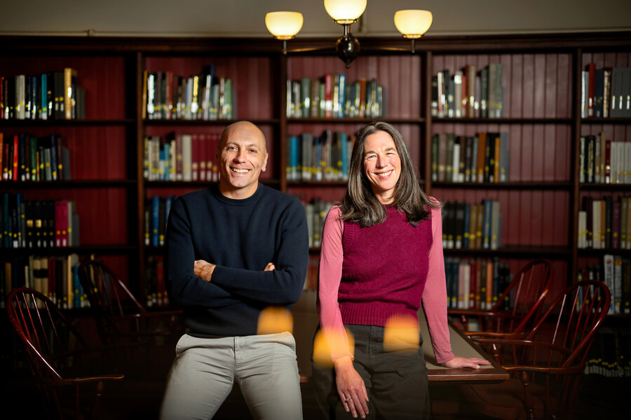 Vincent Reina and Sara Jaffee.