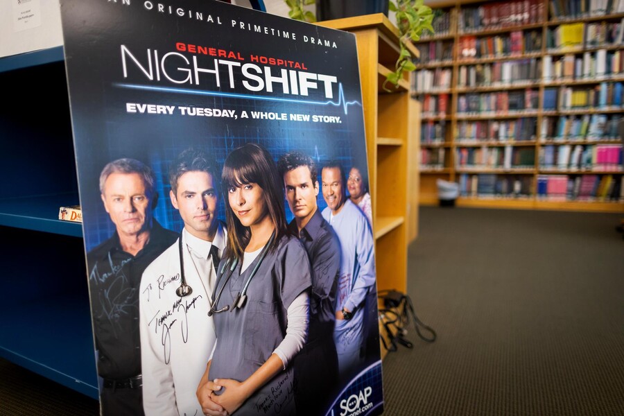 A poster advertising the TV show Night Shift.