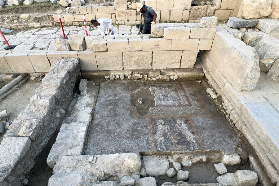 An ancient excavation site.