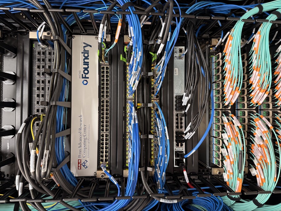 Penn's supercomputer Betty's core high speed networking that shuttles data between systems.