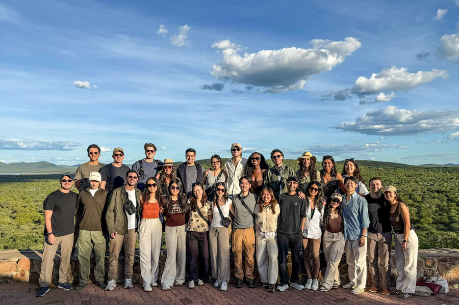 Students at the Mokolodi Nature Reserve in Gaborone, Botswana.