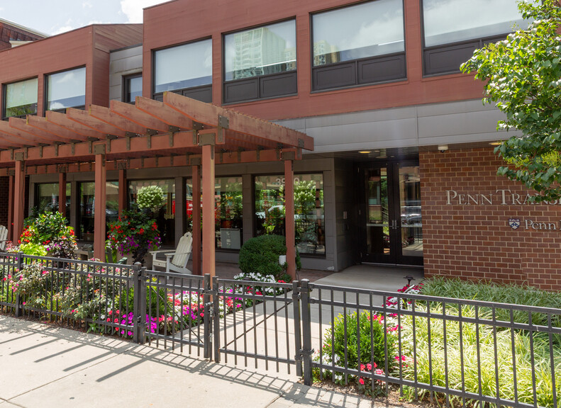 Penn’s Transplant House outdoor entrance.