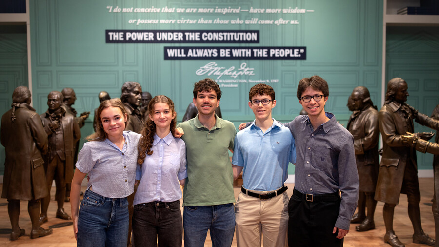 Pelham Tennant, Margot Englander, Christian Giunta, Carson Donnelly, and Nestor Fioretos
