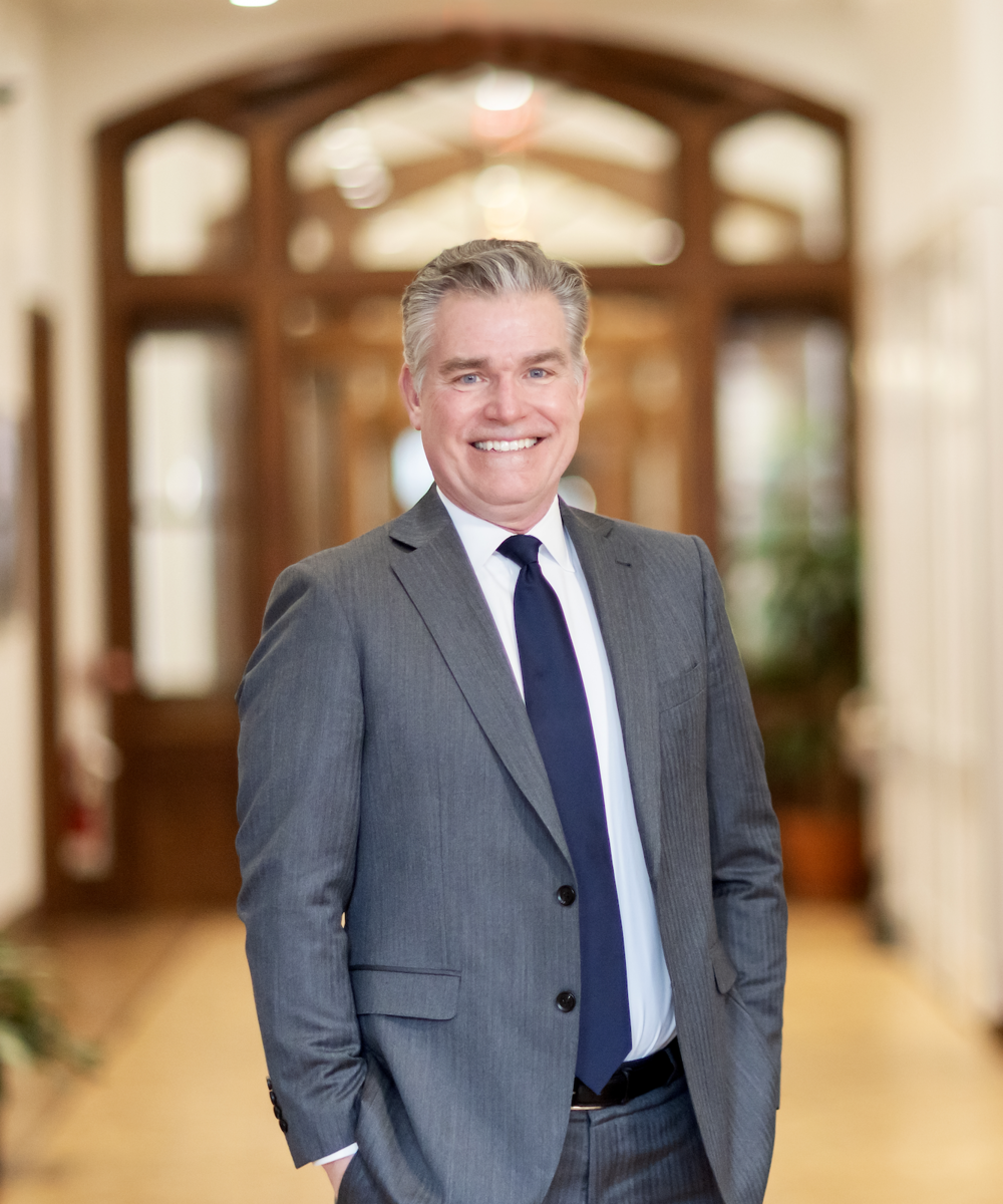 David Meaney in Penn's College Hall.