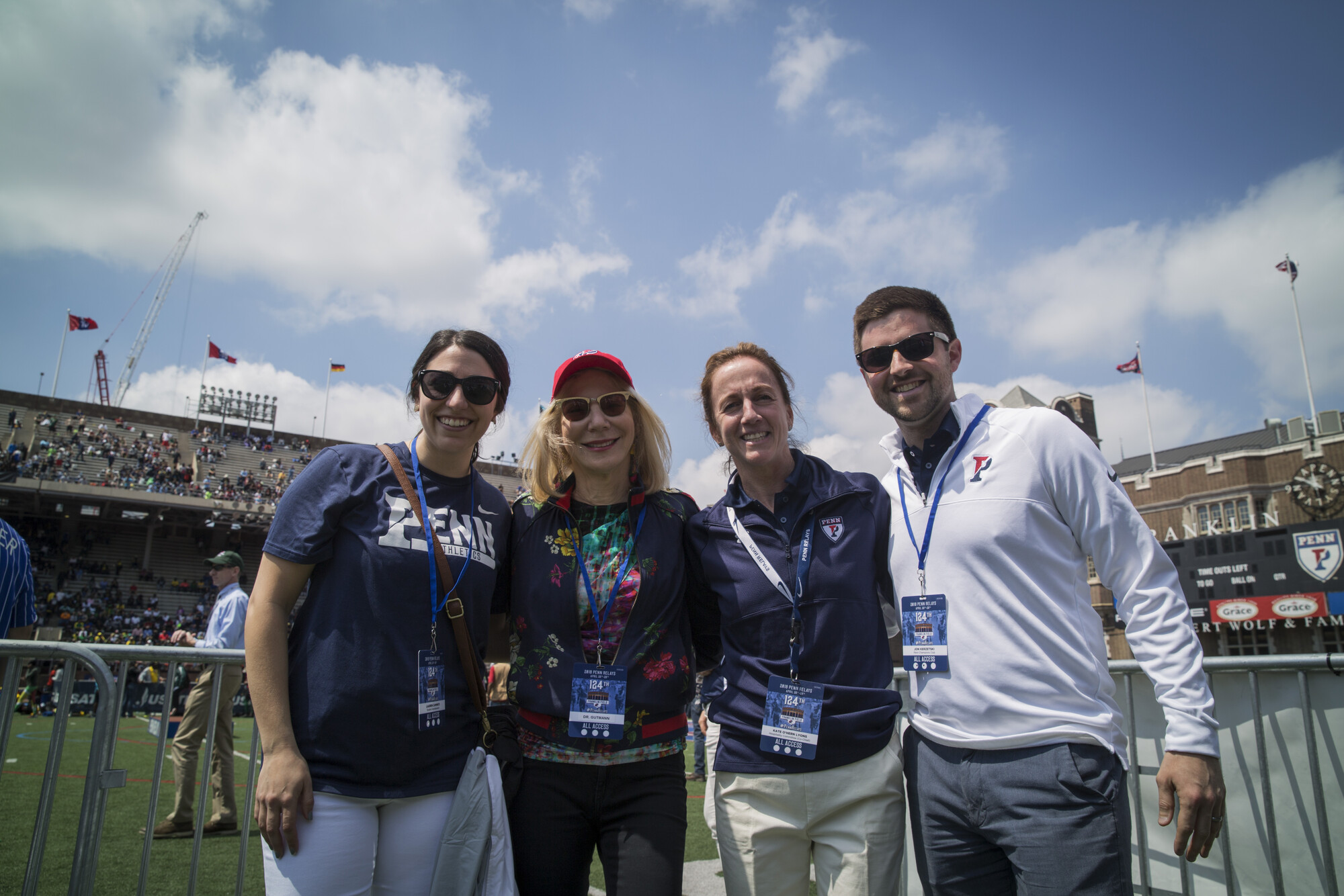 President Gutmann w Athletics Staff