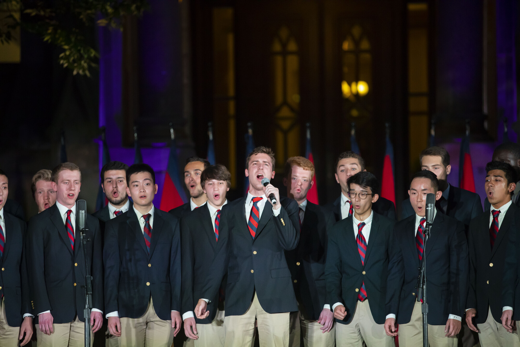 The Penn Glee Club performing