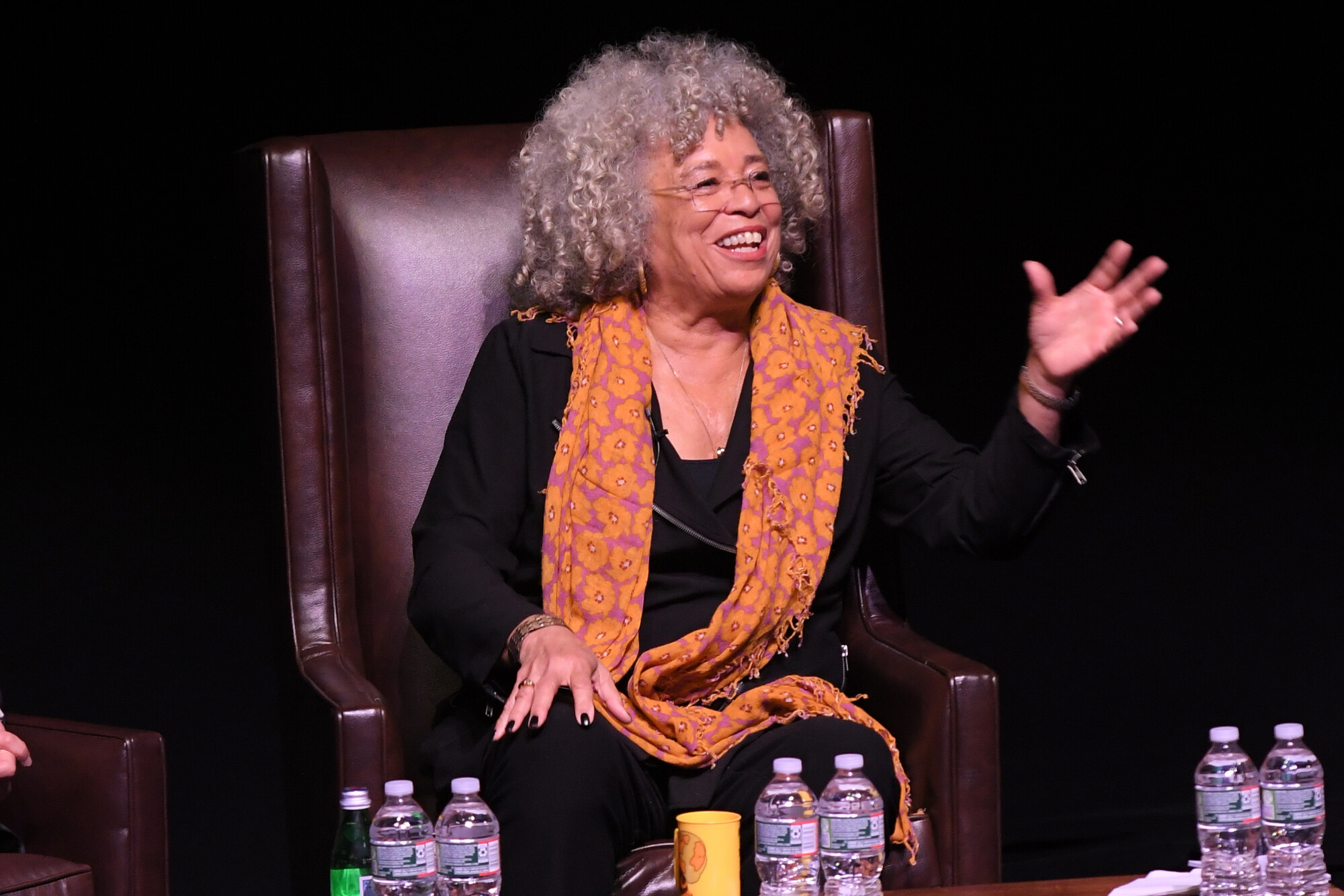 Angela Davis at the 25th annual MLK symposium.