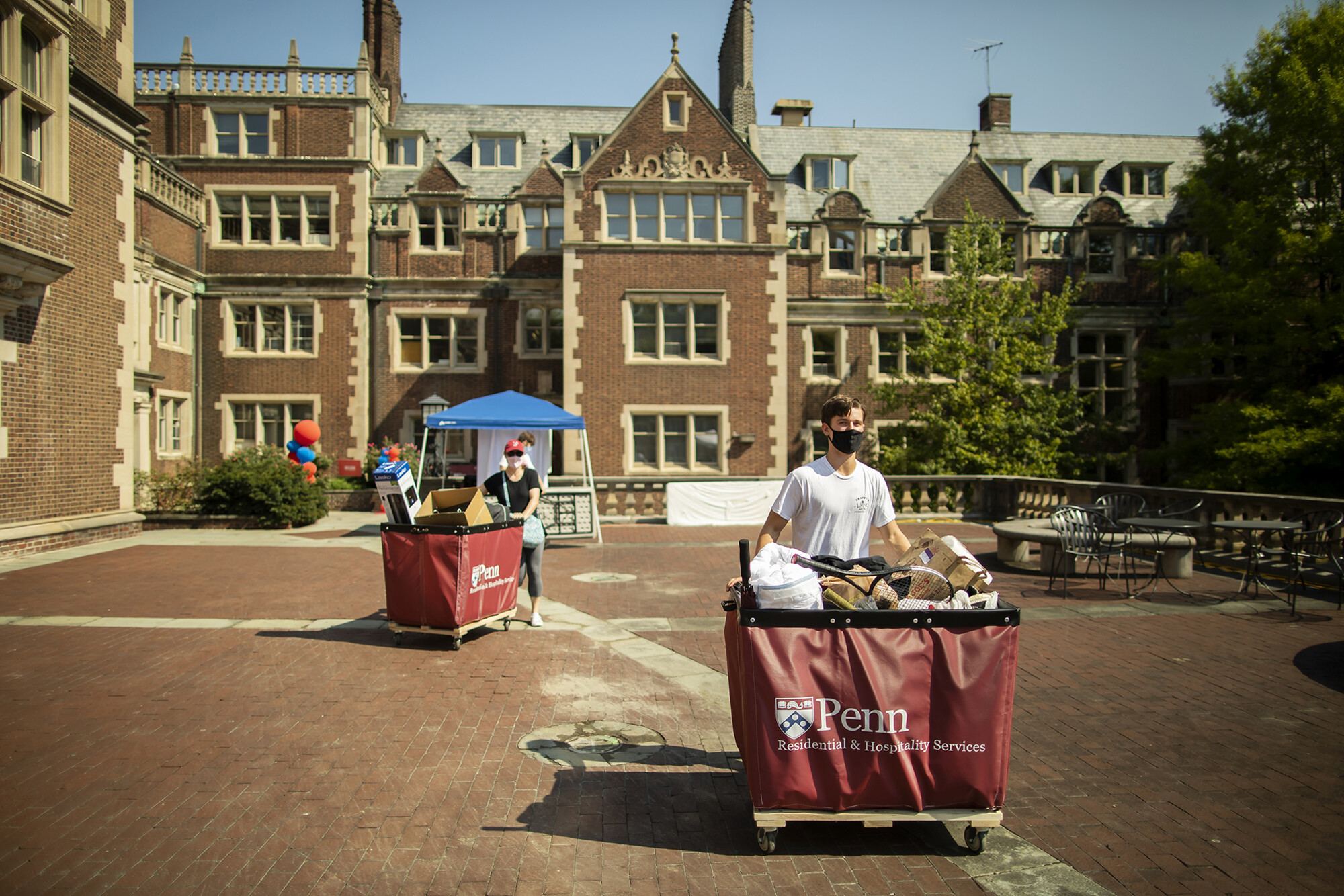 freshman moving into quad