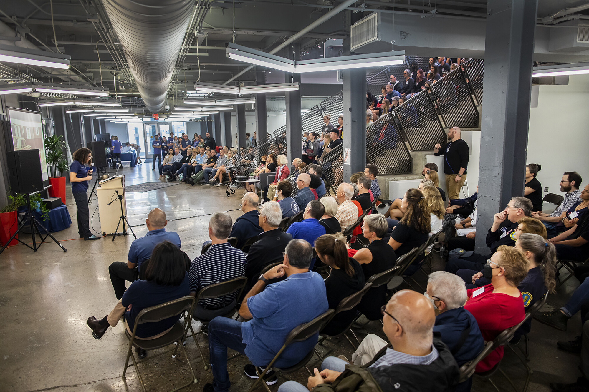 working dog center event in the pennovation center