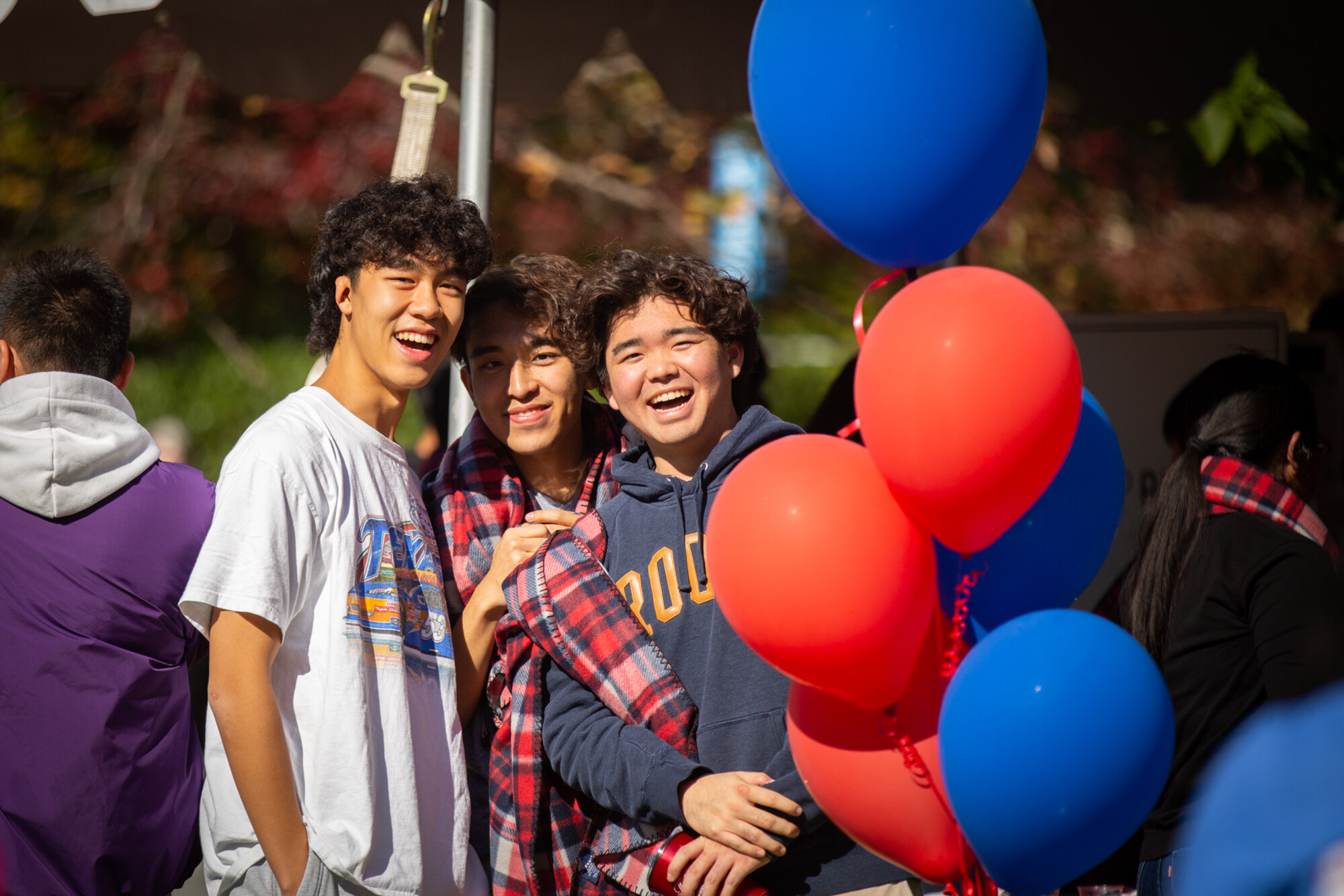 students at inauguration concert
