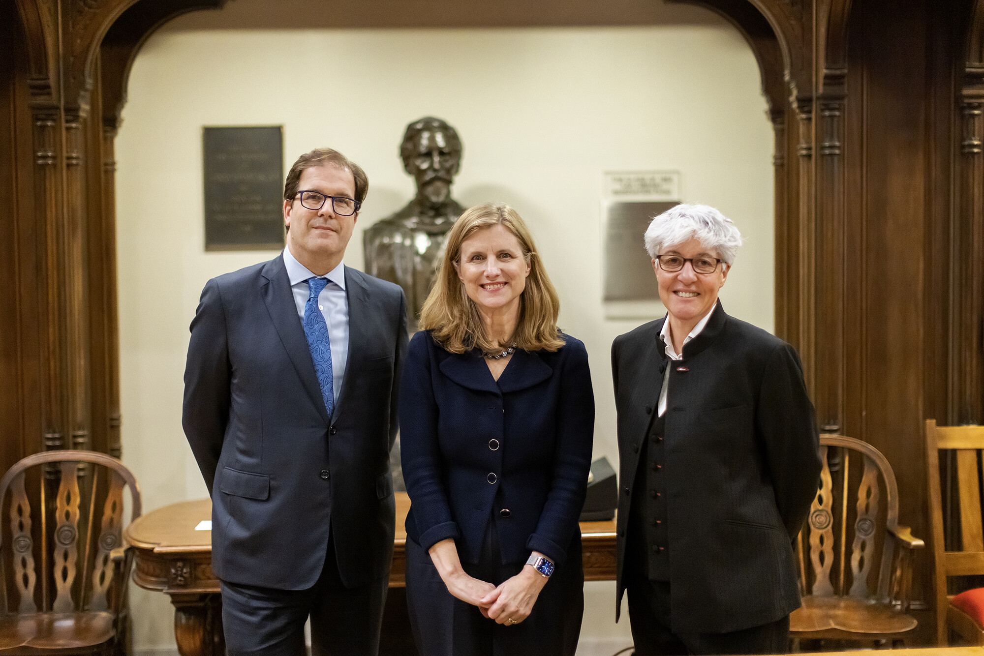 orchestra archive group with penn president liz magill