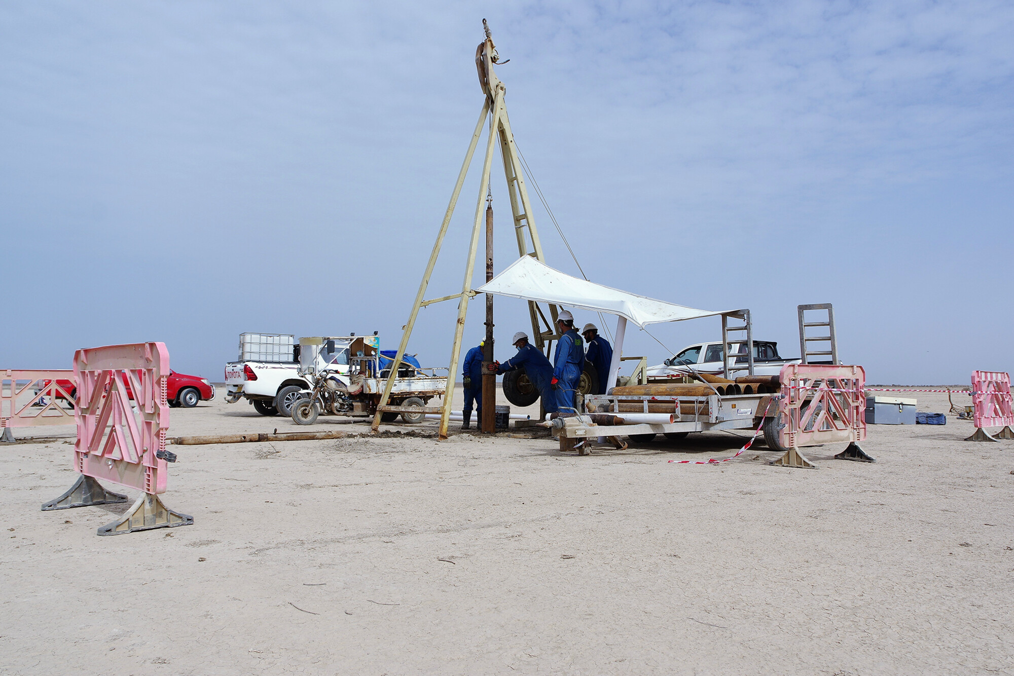 sediment core drilling in 2022