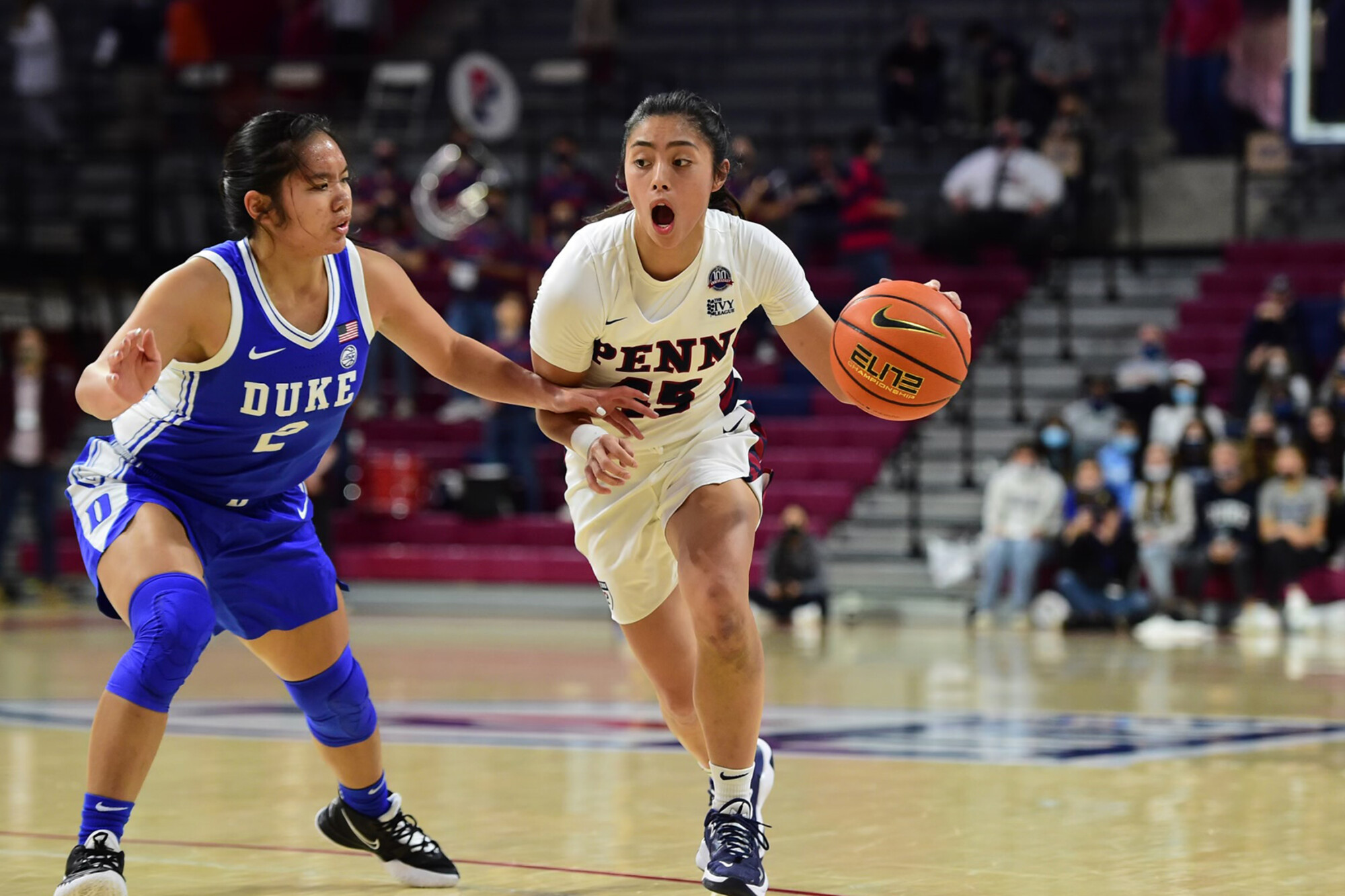 kayla padilla dribbling down court