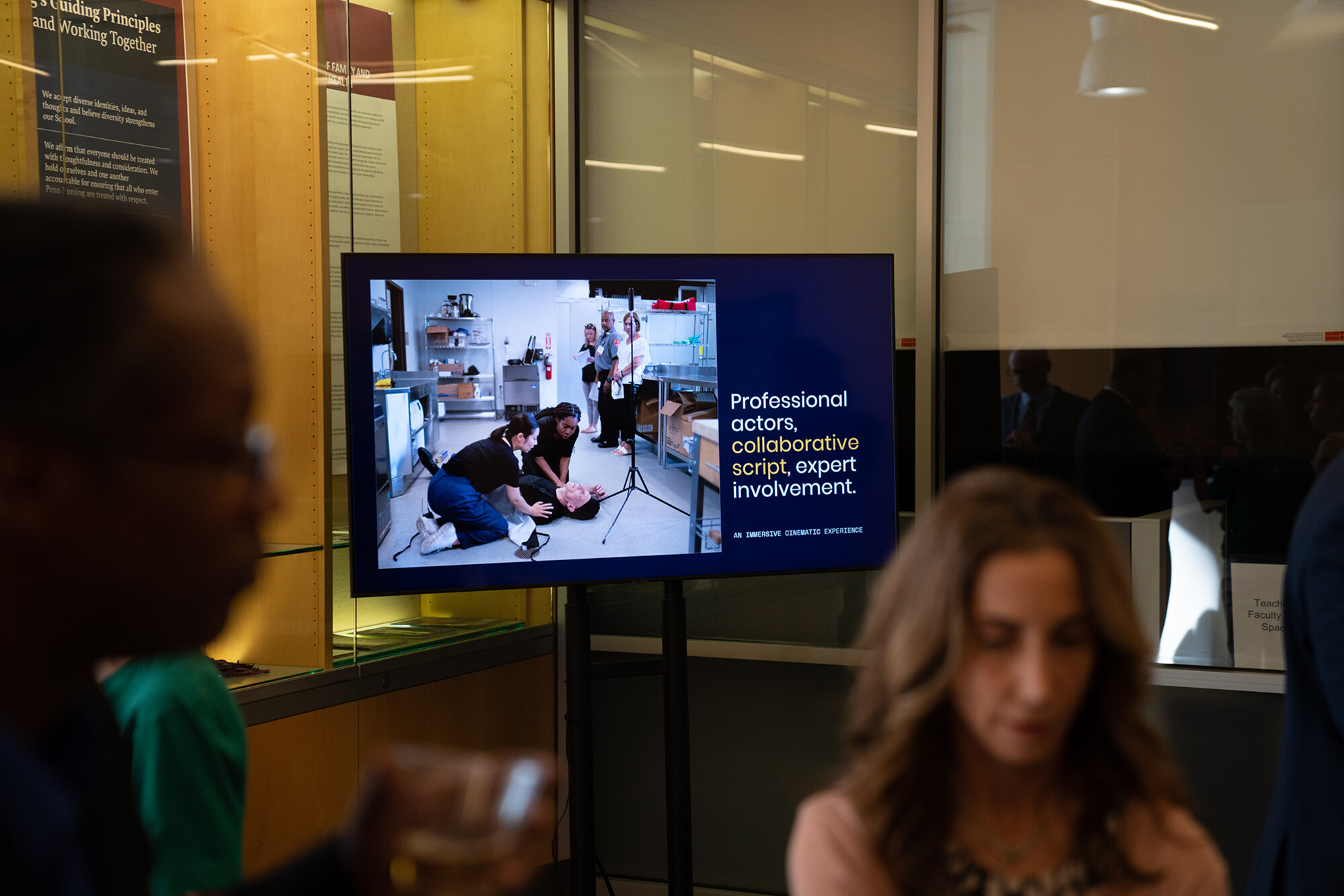 narcan demo on video screen