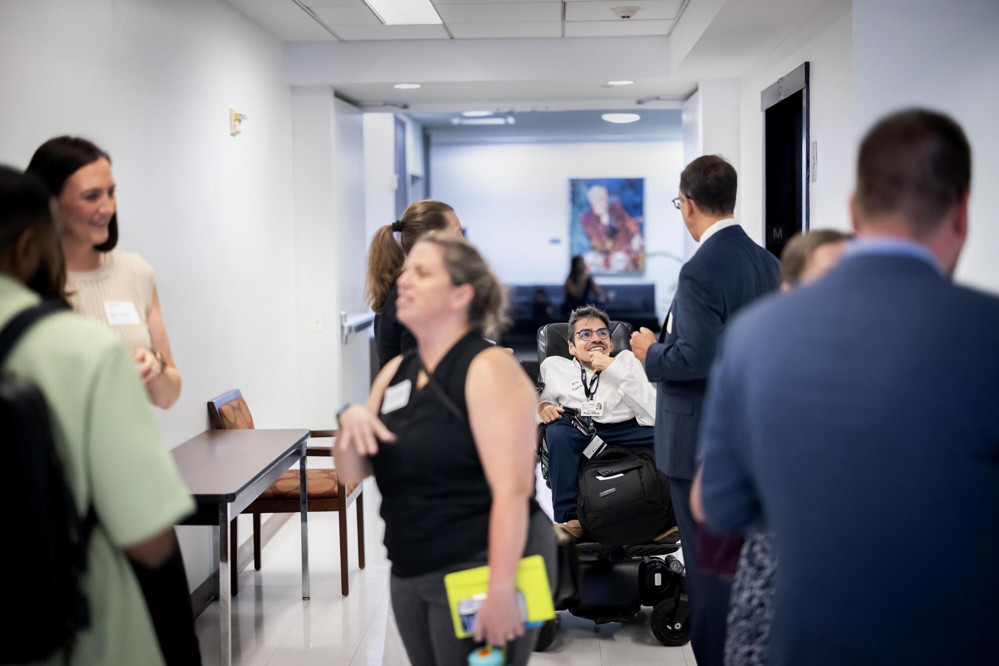 Attendees at the UCOMMS op-ed writing workshop