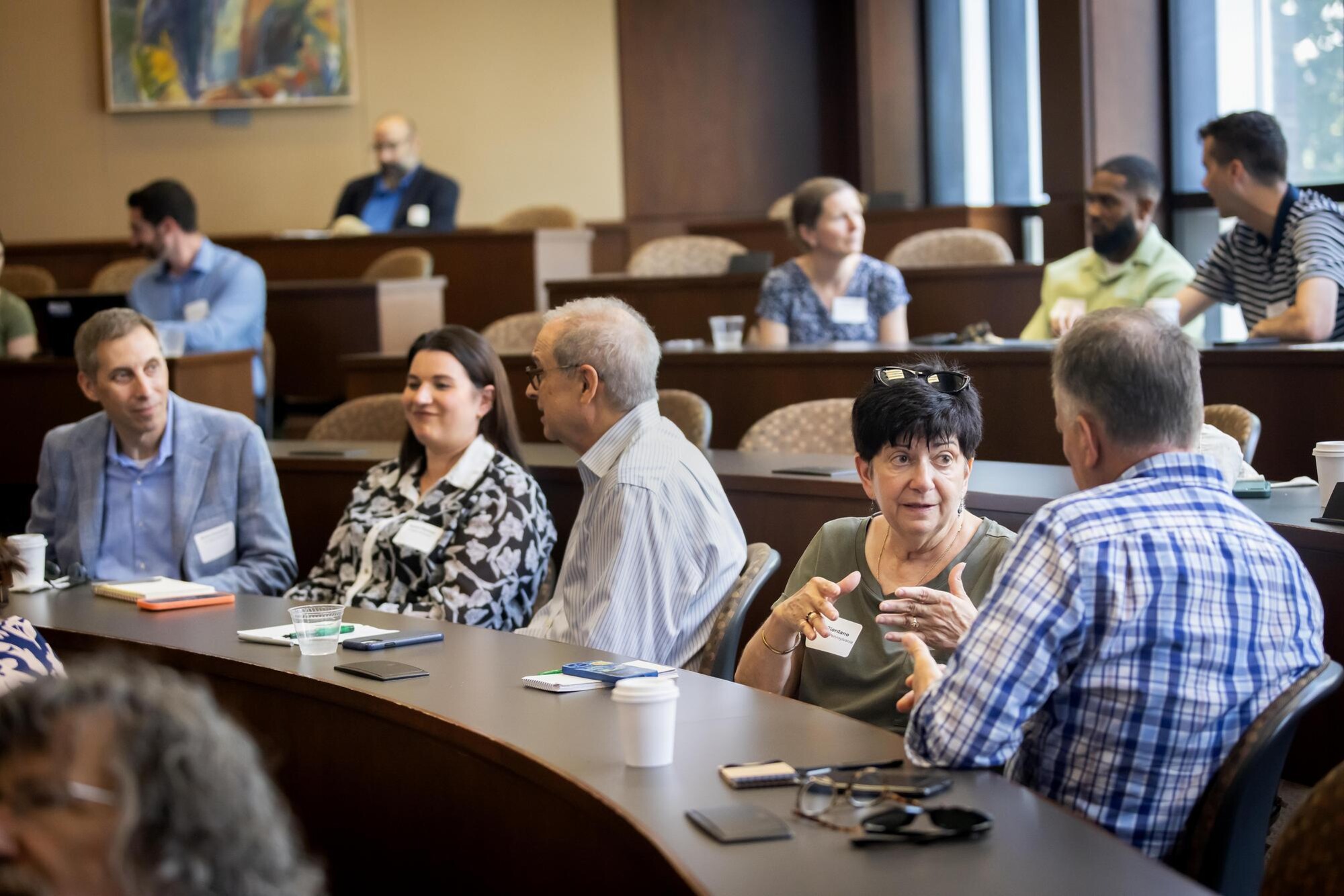 Attendees at the UCOMMS op-ed writing workshop