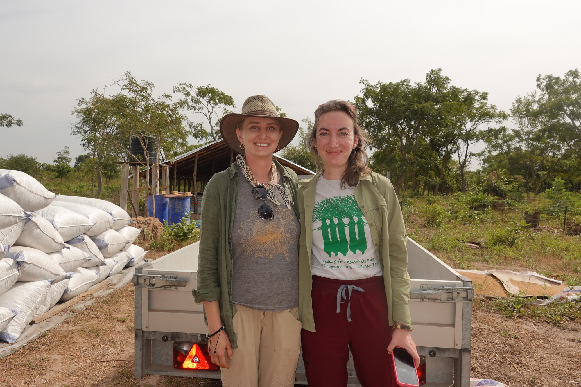 Parsons and Lorena Grundy in Gambia.