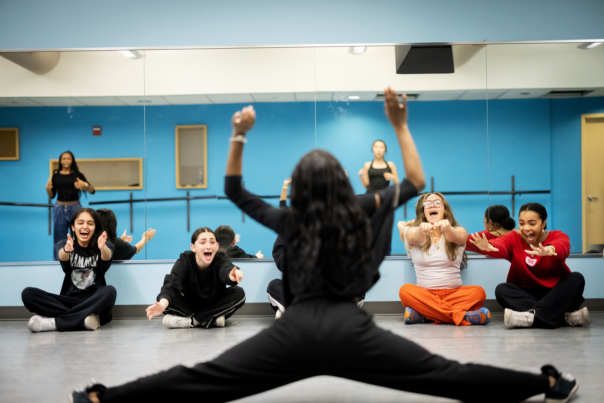 Strictly Funk during rehearsal.