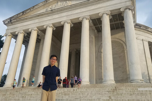Louis Lin in Washington, D.C.