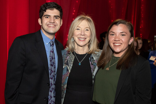 JJ Vulopas Amy Gutmann and Erica Dienes