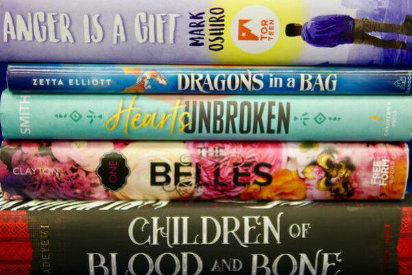 stack of children's books