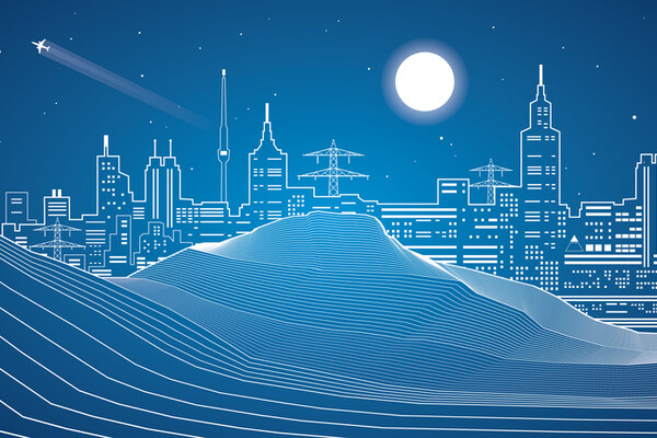 Illustration of city