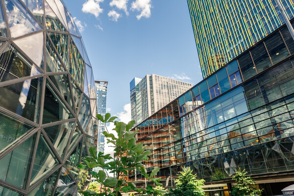 The Amazon World Headquarters Campus Spheres terrariums