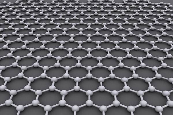 Rendering of 2D graphene molecules