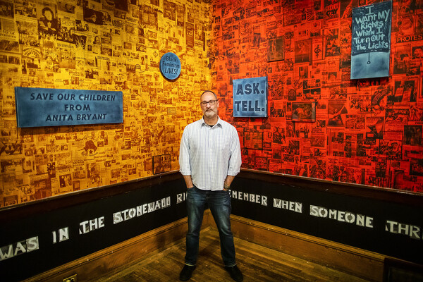 gabe martinez at the stonewall exhibit