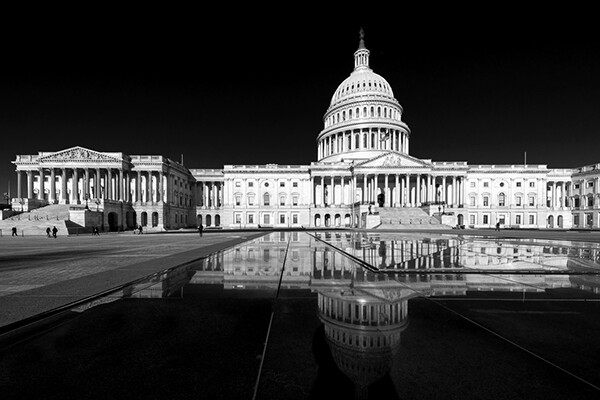 panoramic view of the u.s. capitol building