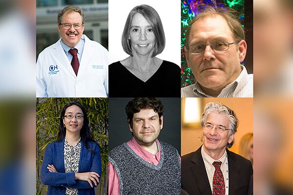 Clockwise from top left: Stephan A. Grupp, Beverly L. Davidson, James H. Eberwine, Guo-lin Ming, George Demiris, Charles S. Abrams