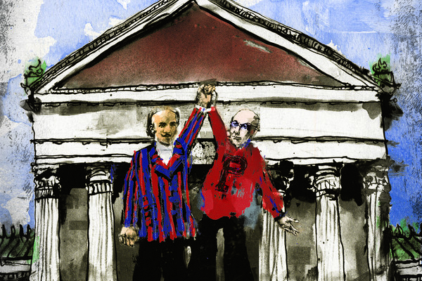 abele and magaziner at the art museum