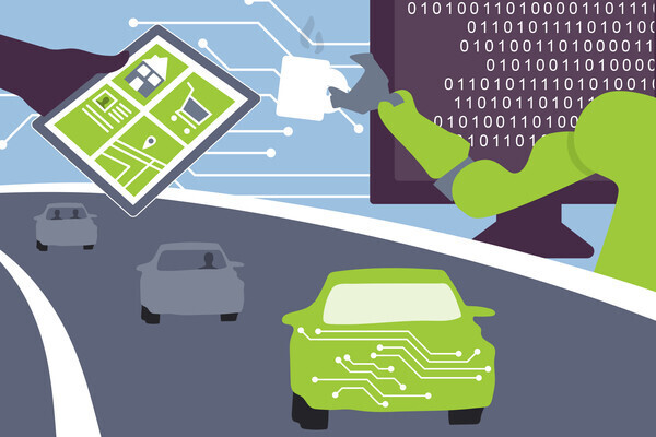 computer illustration of artifical intelligence