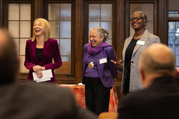 Gutmann Miller and Mitchell at Employee Recognition event