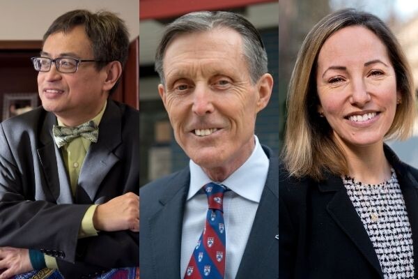From left to right, Rodolfo Altamirano, Eugene G. Janda, Leigh Rosen Gantz