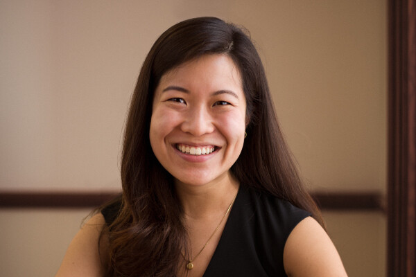 Student smiling in portrait