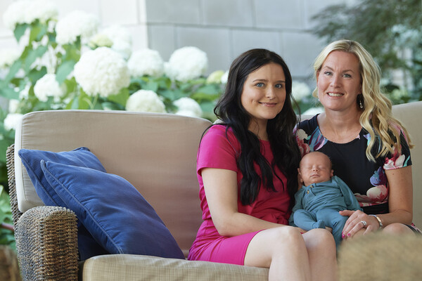 uterine donor, recipient and baby