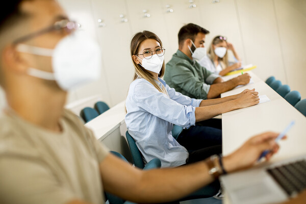 students in a classroom