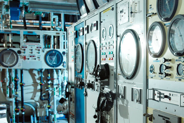 A hyperbaric medicine chamber.