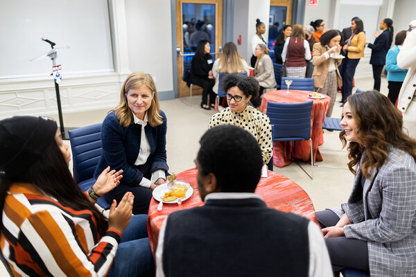 President Magill meets with PhD Fellows
