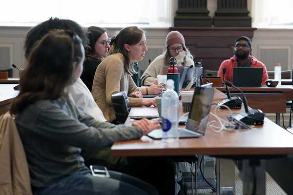Penn Carey Law students in the legal seminar.