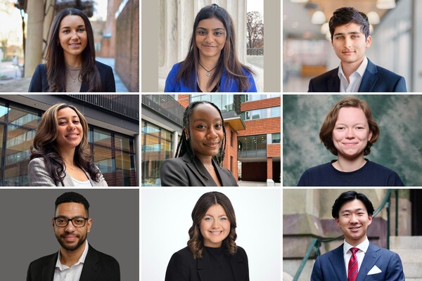 nine people pictured in a grid 