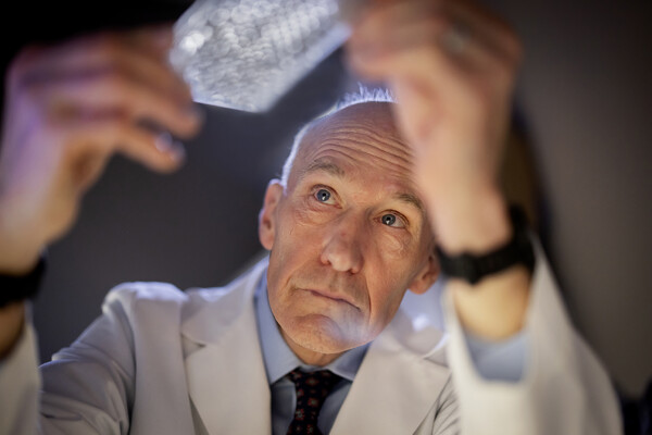 carl june in cancer research lab