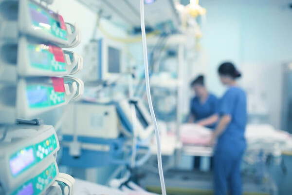 Nurses in the NICU.